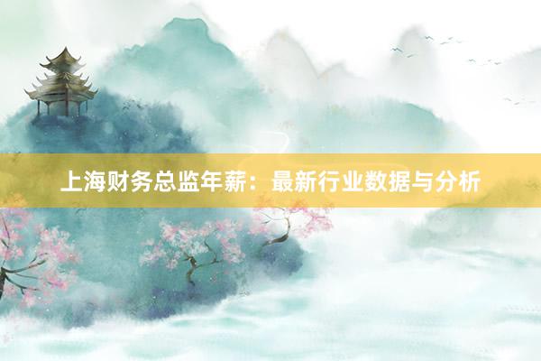 上海财务总监年薪：最新行业数据与分析