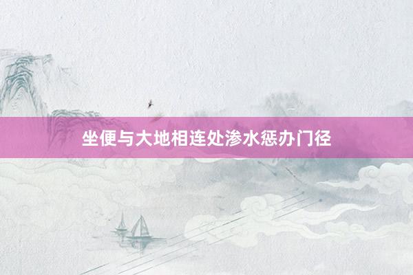 坐便与大地相连处渗水惩办门径